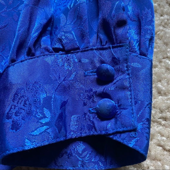 Top, Blue Floral Vintage - Picture 5 of 10